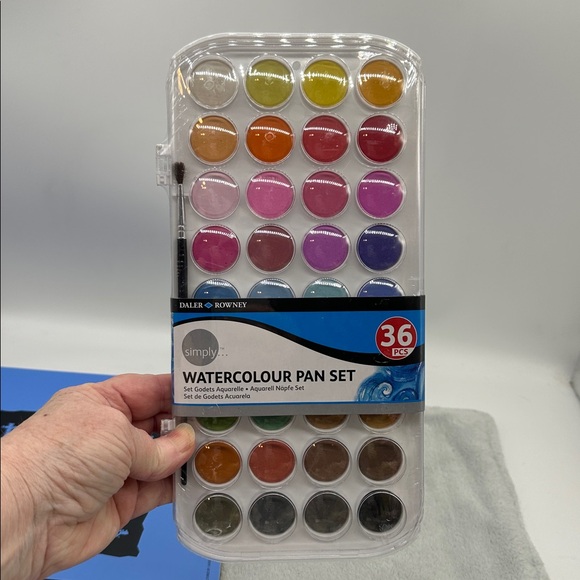 Watercolor Artist Lot —  Pad of Paper & 36 Color Pan Set - Picture 5 of 9